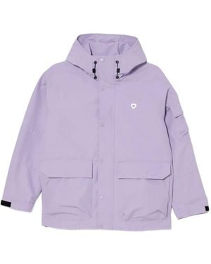 Chocoolate Logo-Embossed Jacket - Purple