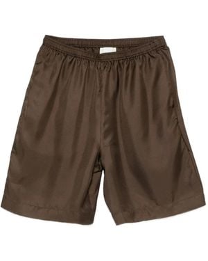 Loulou de Saison Zinia Elasticated Shorts - Green