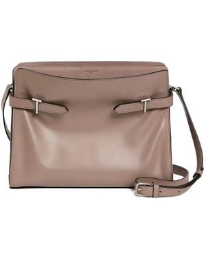 Le Tanneur Buckle-Strap Shoulder Bag - Natural
