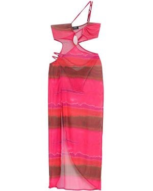 Amir Slama X Jade Picon Tulle Maxi Dress - Pink