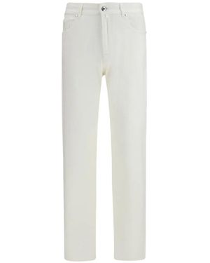 Moorer Milton Straight-Leg Jeans - White