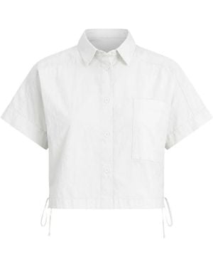 Pharaoh Zoey Cropped Shirt - White