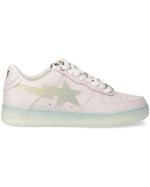 A Bathing Ape Sneakers mit Schnürung - Weiß