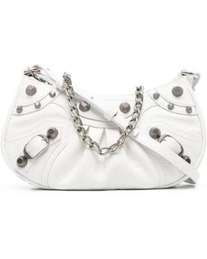 Balenciaga ル カゴール Xs レザーバッグ - ホワイト