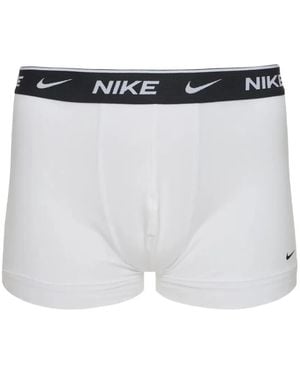 Nike Logo-Waistband Boxers (Set Of Three) - White