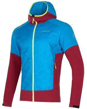 La Sportiva Quilted Hooded Jacket - Blue