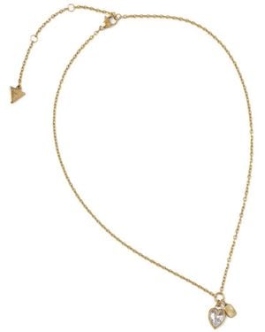 Guess Love Tag Necklace - White