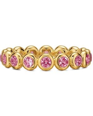 David Yurman Bandring Mit Zargenfassung - Weiß