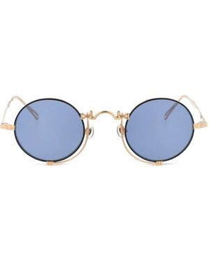 Matsuda Lunettes De Soleil Heritage À Monture Ronde - Bleu