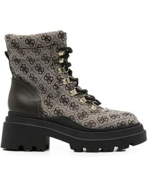 Guess Vaney Combat Boots - Black