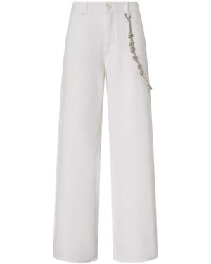 Pinko Lauryn Loose Bull - White