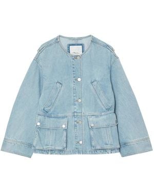 3.1 Phillip Lim Flap-Pocket Jacket - Blue
