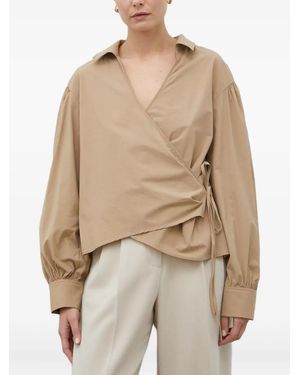 Day Birger et Mikkelsen Tie-Detail Top - Natural