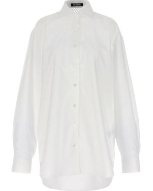 Raf Simons Mesh-Insert Shirt - White