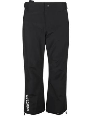 Moncler Logo-Detail Ski Bottoms - Black