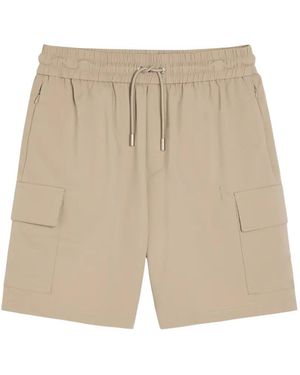 Raith Drawstring-Waist Cargo Shorts - Natural