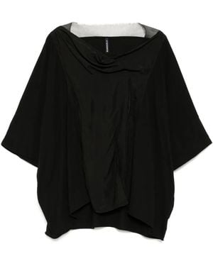 Rundholz Panelled T-Shirt - Black