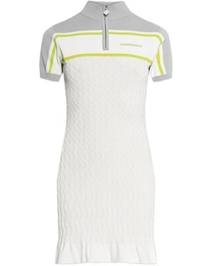 CASABLANCA Short Zip-Up Dress - White