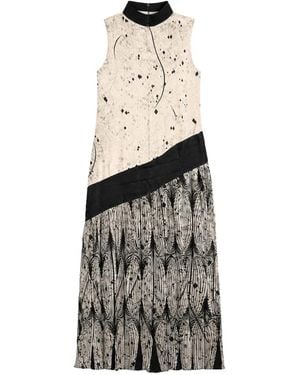YANGKEHAN Floral-Print Sleeveless Maxi Dress - White