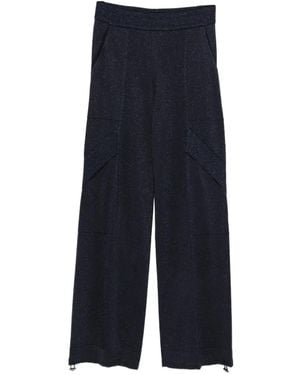 Circus Hotel Cargo Pocket Trousers - Blue