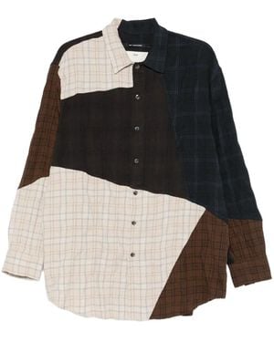 Song For The Mute Kariertes Hemd - Schwarz