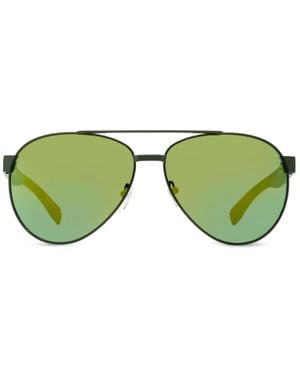 Lacoste Pilot-Frame Sunglasses - Green