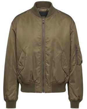 Prada Bomberjacke Mit Reißverschluss - Grün