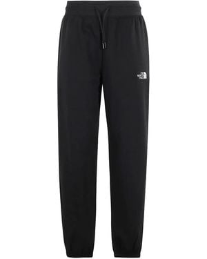 The North Face Elastic-Waistband Logo Trousers - Black