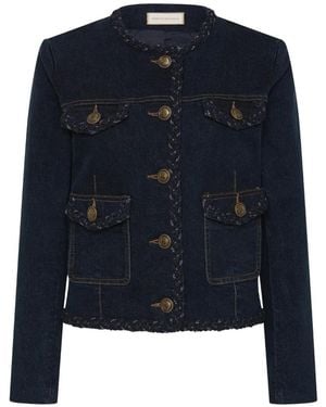 Rebecca Vallance Buttoned Kairo Jacket - Blue