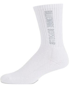 BBCICECREAM Logo-Print Socks - White