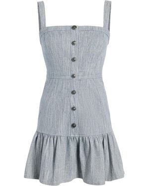 Cinq À Sept Mina Mélange Minidress - Grey