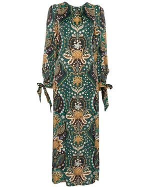 FARM Rio Printed Maxi Dress - Green