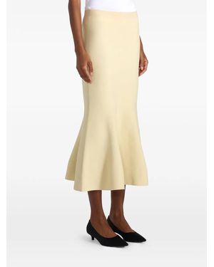 Liviana Conti Flared Skirt - Natural