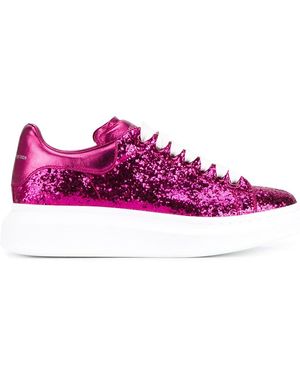 McQueen Glitter Trainers - Pink