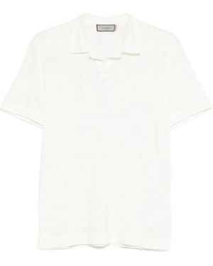 Canali ショートスリーブ ポロシャツ - ホワイト
