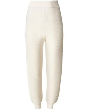 Perfect Moment Crystal Wool Joggers - White