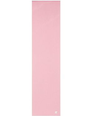 Courreges Logo-Embroidered Knitted Scarf - Pink