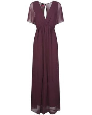 Pinko Garcina Maxi Dress - Purple