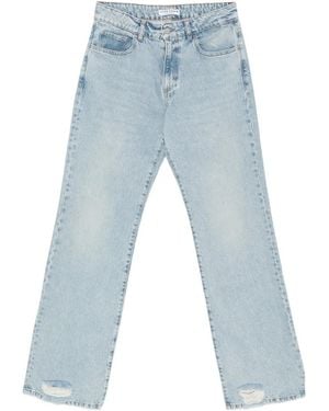 ICON DENIM Iris Distressed-Hem Jeans - Blue