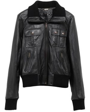 Chloé Bomber Con Tasche - Nero