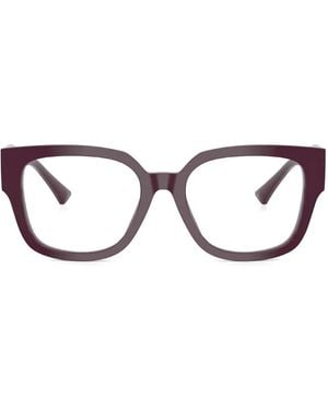 Jimmy Choo Brille Mit Eckigem Gestell - Lila