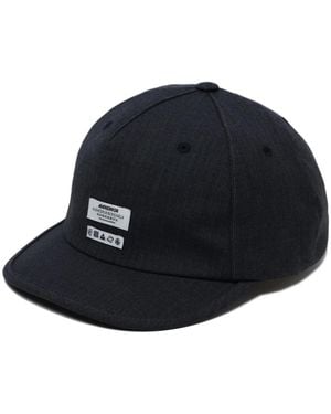 Adererror Logo-Appliqué Denim Cap - Blue