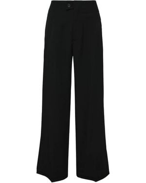 Yohji Yamamoto Hose mit Knopfverschluss - Schwarz