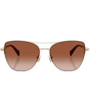 Michael Kors Dorado Beach Chain-Embellished Sunglasses - Brown