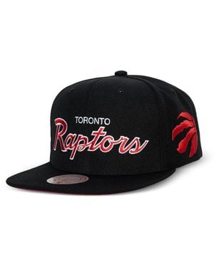 Mitchell & Ness Toronto Raptors Team Script 2.0 キャップ - ブラック