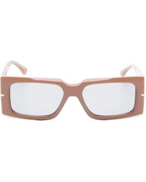 Victoria Beckham Rectangle-Frame Sunglasses - White