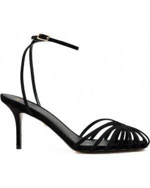 ALEVI Blake Strappy Leather Sandals - Black