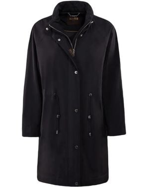 Moorer Maureen-Kn Parka - Black