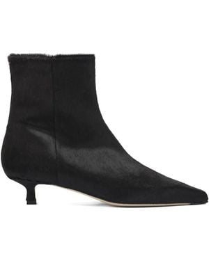 Aeyde 35Mm Sofie Zip Ankle Boots - Black