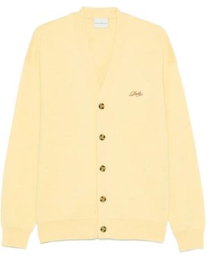 Drole de Monsieur Button-Fastening Cardigan - Natural